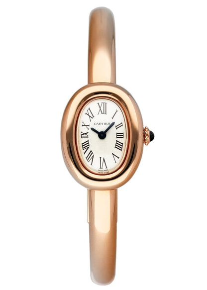 Cartier Baignoire WGBA0019 Size 15 Rose Gold Ladies Watch Box Papers - Watches