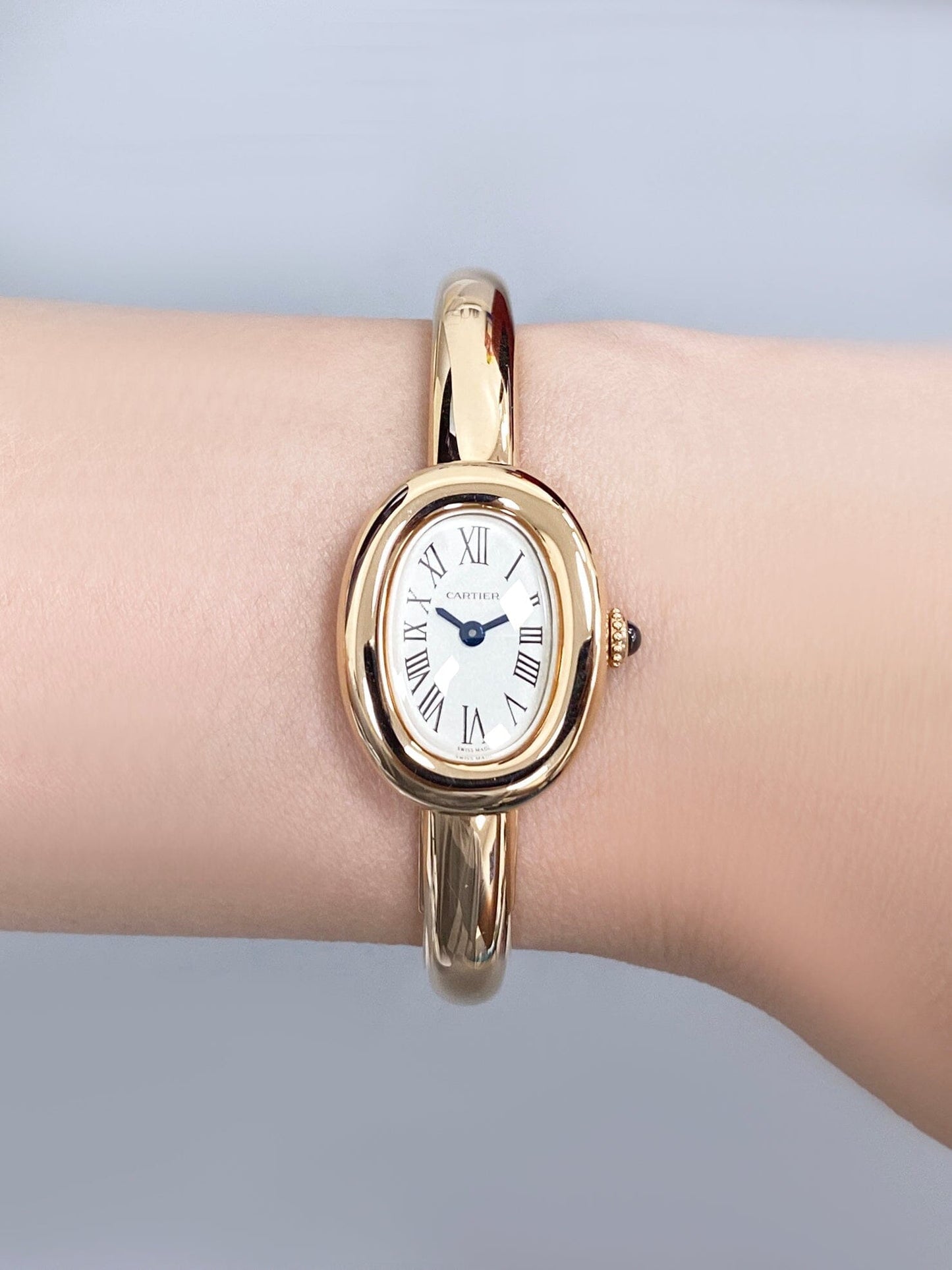 Cartier Baignoire WGBA0019 Size 15 Rose Gold Ladies Watch Box Papers - Watches