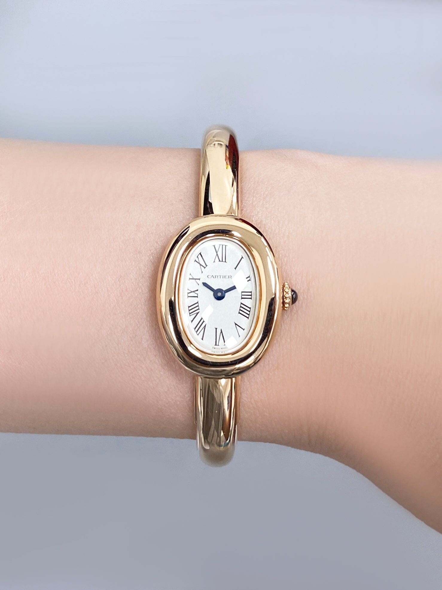 Cartier Baignoire WGBA0019 Size 15 Rose Gold Ladies Watch Box Papers - Watches