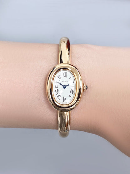 Cartier Baignoire WGBA0019 Size 15 Rose Gold Ladies Watch Box Papers - Watches