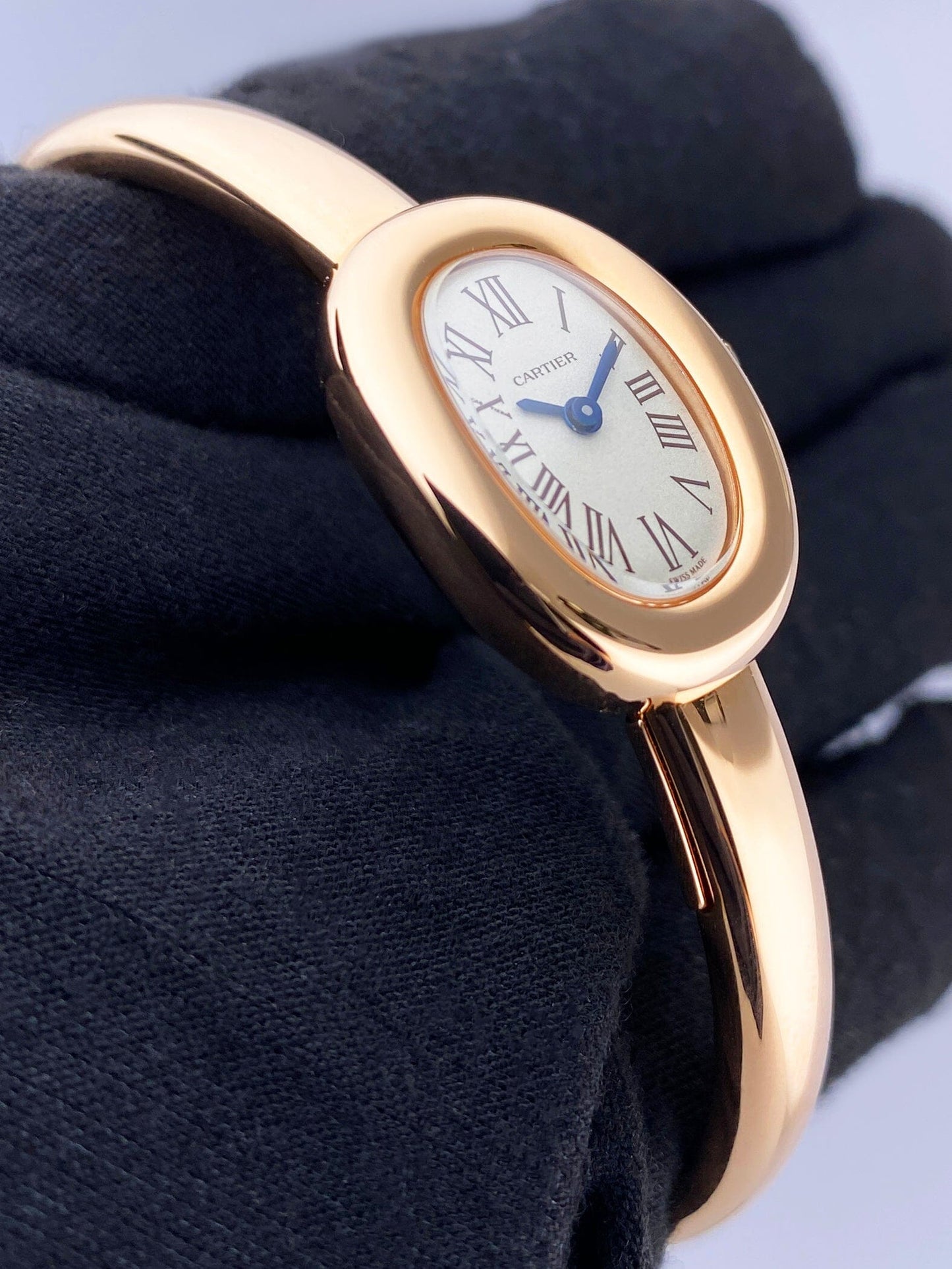 Cartier Baignoire WGBA0019 Size 15 Rose Gold Ladies Watch Box Papers - Watches