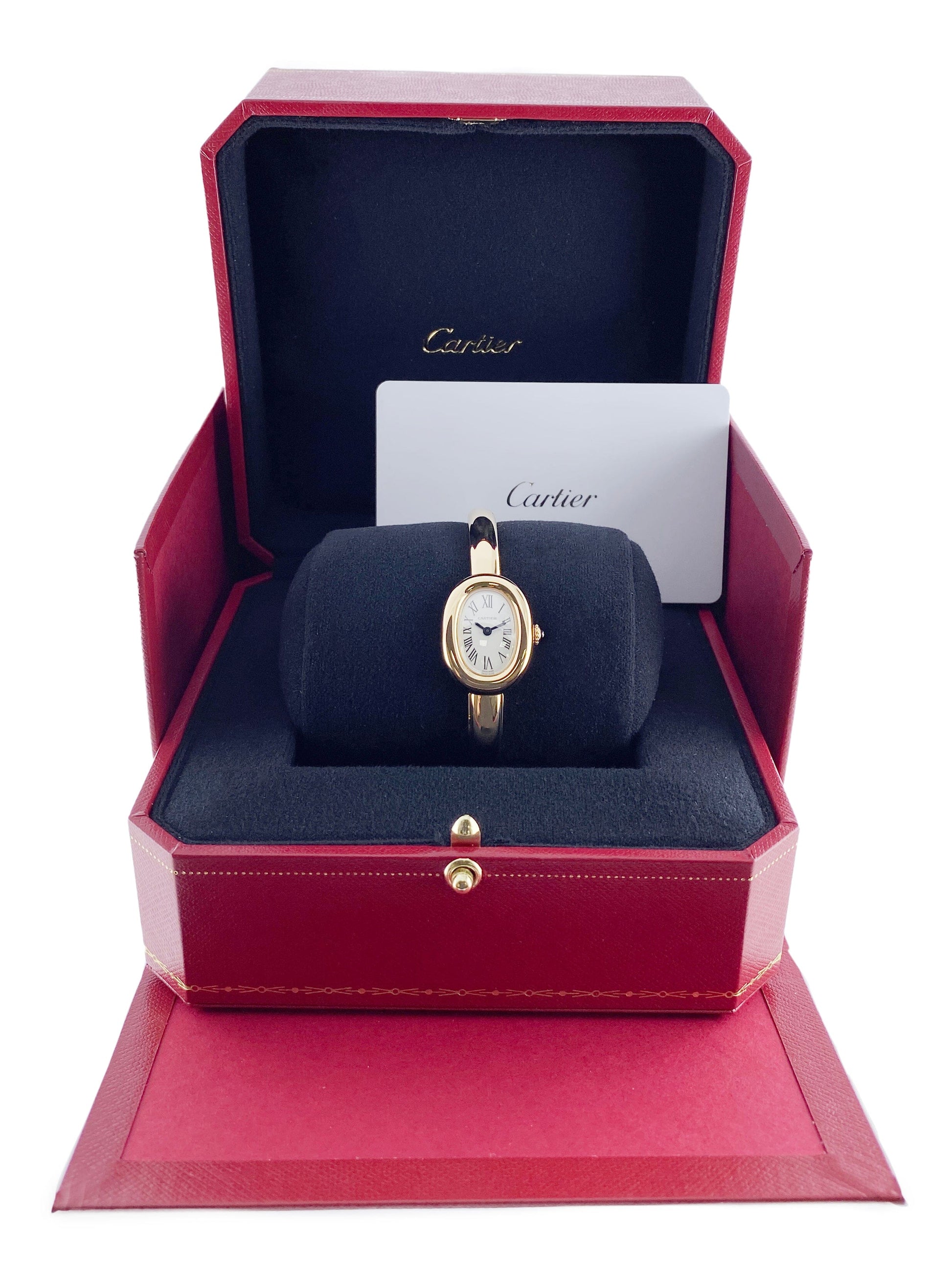 Cartier Baignoire WGBA0035 Size 17 Ladies Watch Box Papers - Watches