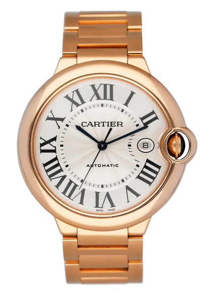 Cartier Ballon Bleu W69006Z2 18K Rose Gold Mens Watch - Watches