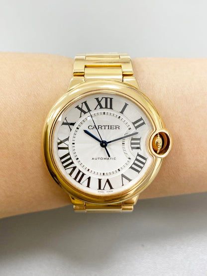 Cartier Ballon Bleu W69004Z2 18K Rose Gold Ladies Watch Box Papers
