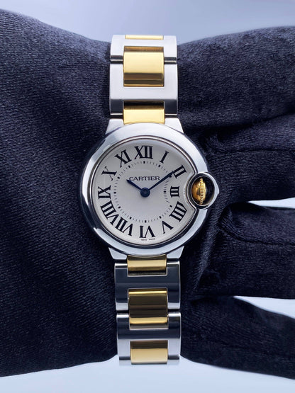 Cartier Ballon Bleu W69007Z3 Two-Tone Yellow Gold Ladies Watch - Watches