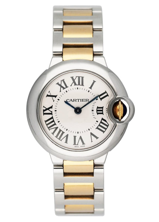 Cartier Ballon Bleu W69007Z3 Two-Tone Yellow Gold Ladies Watch - Watches