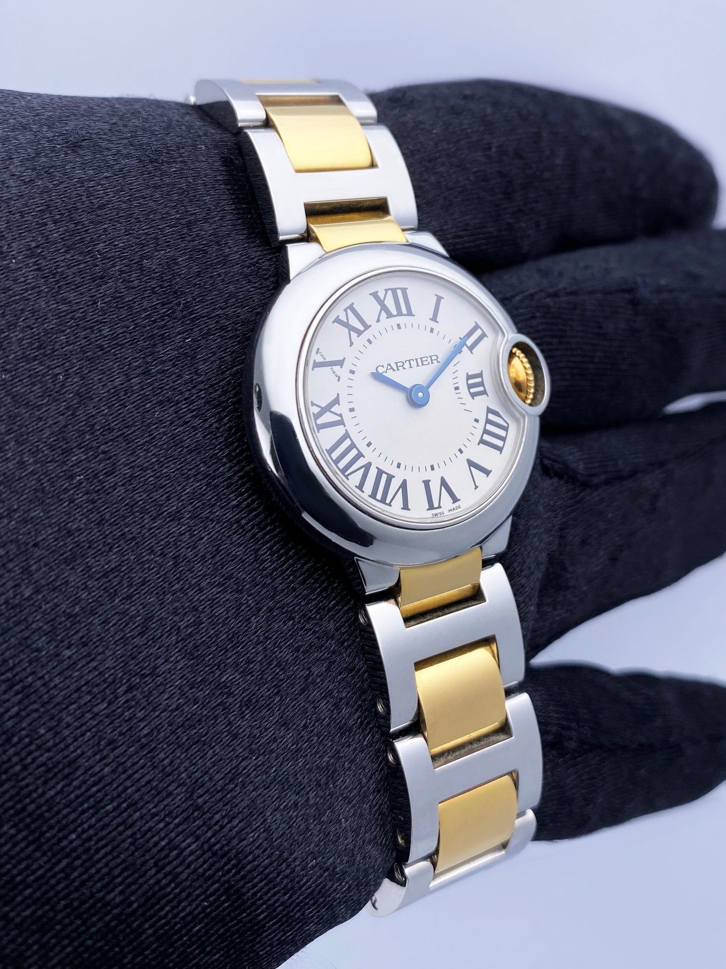 Cartier Ballon Bleu W69007Z3 Two-Tone Yellow Gold Ladies Watch - Watches