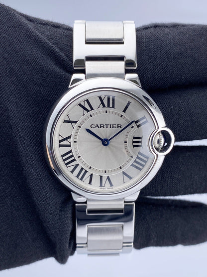 Cartier Ballon Bleu W69011Z4 Stainless Steel Watch Box Papers - Watches