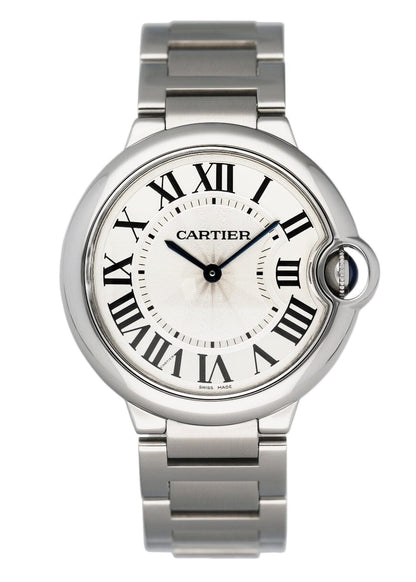 Cartier Ballon Bleu W69011Z4 Stainless Steel Watch Box Papers - Watches