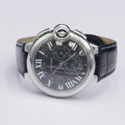 Cartier Ballon Bleu W6920052 XL Stainless Steel Mens Watch - Watches