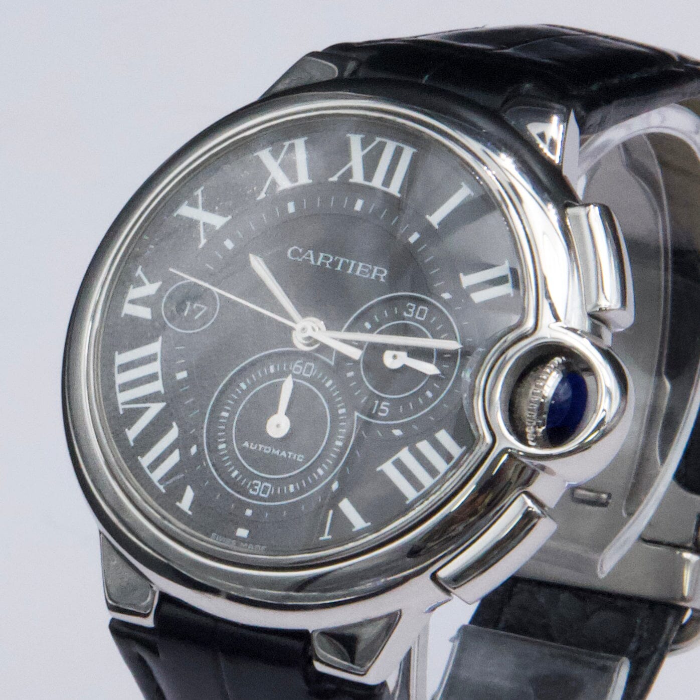 Cartier Ballon Bleu W6920052 XL Stainless Steel Mens Watch - Watches