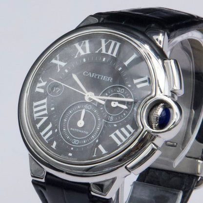 Cartier Ballon Bleu W6920052 XL Stainless Steel Mens Watch - Watches