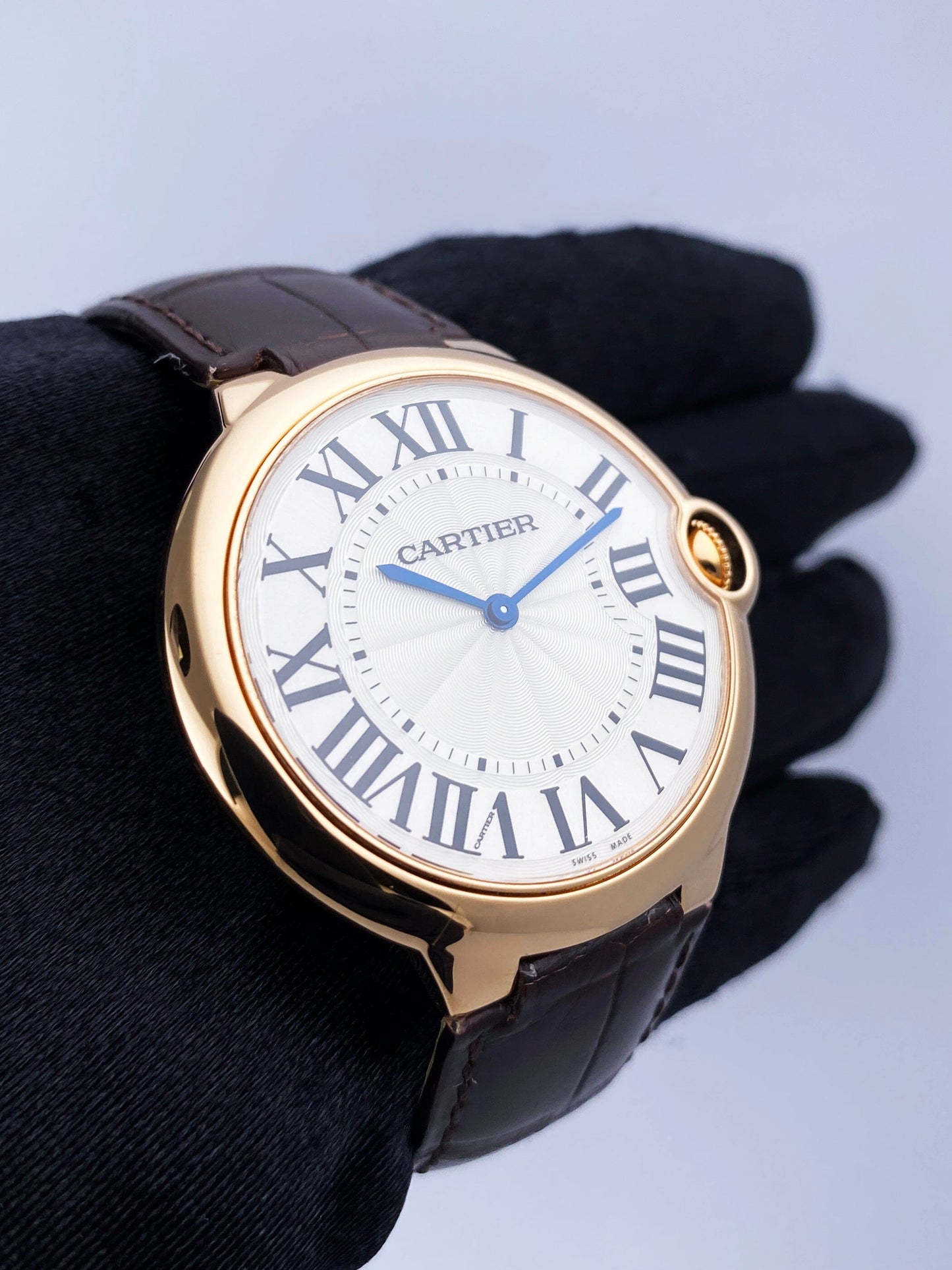 Cartier Ballon Bleu W6920083 18K Rose Gold Mens Watch - Virtual