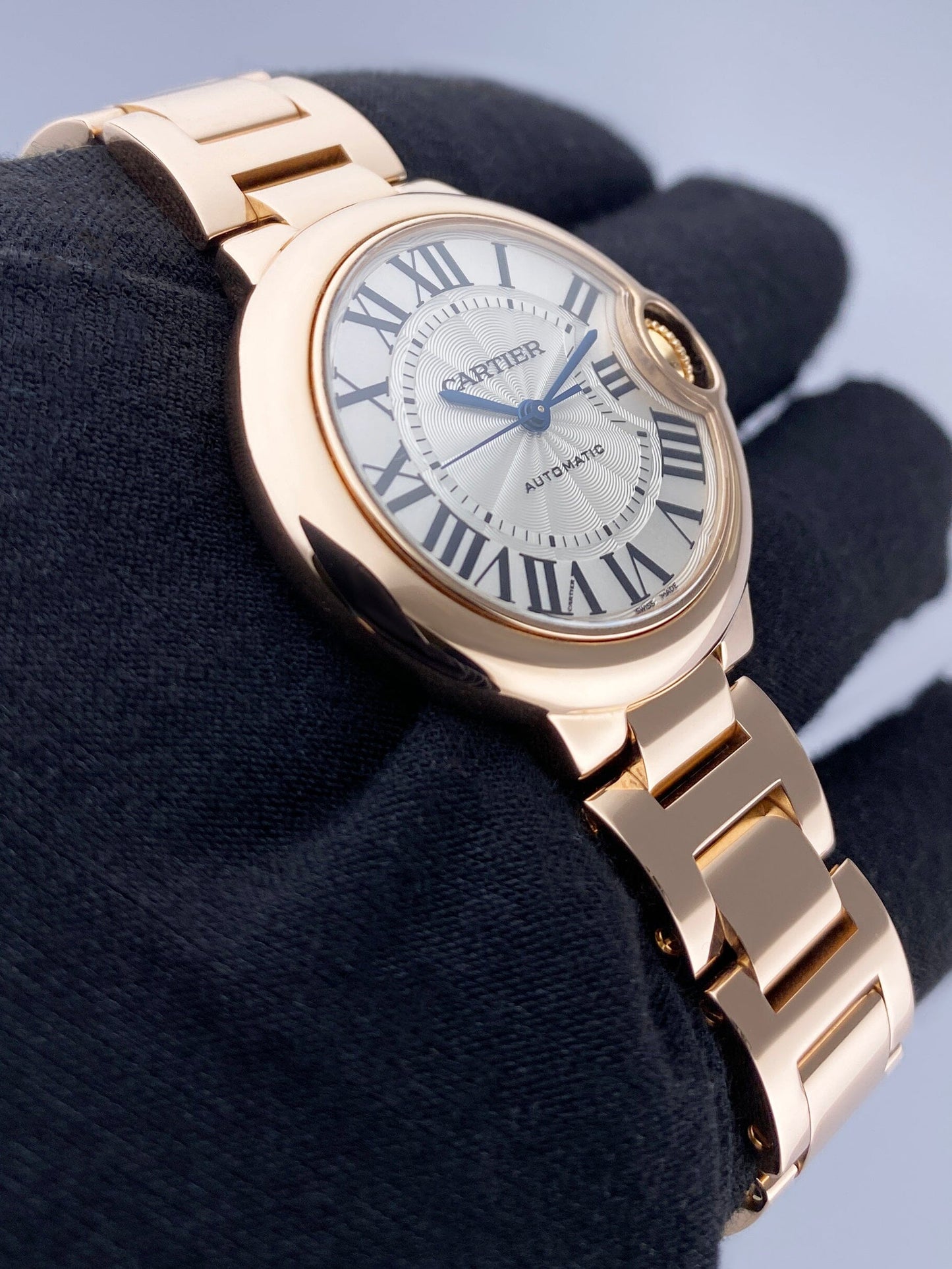 Cartier Ballon Bleu W6920096 18K Rose Gold Ladies Watch Box Papers - Watches