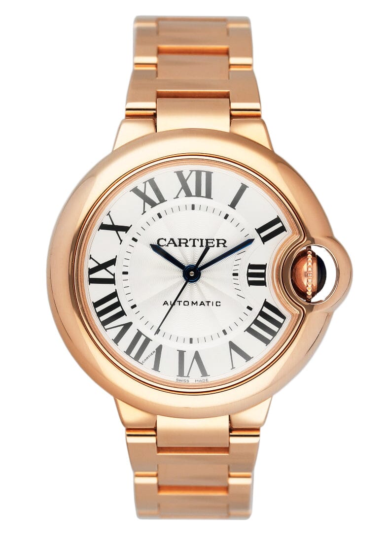Cartier Ballon Bleu W6920096 18K Rose Gold Ladies Watch Box Papers - Watches