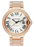 Cartier Ballon Bleu WE9005Z3 Diamond Rose Gold Ladies Watch Box Papers - Watches