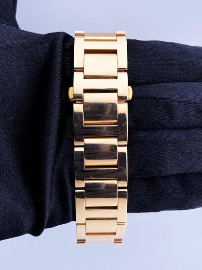 Cartier Ballon Bleu WGBB0016 18K Rose Gold Mens Watch Box Papers - Virtual