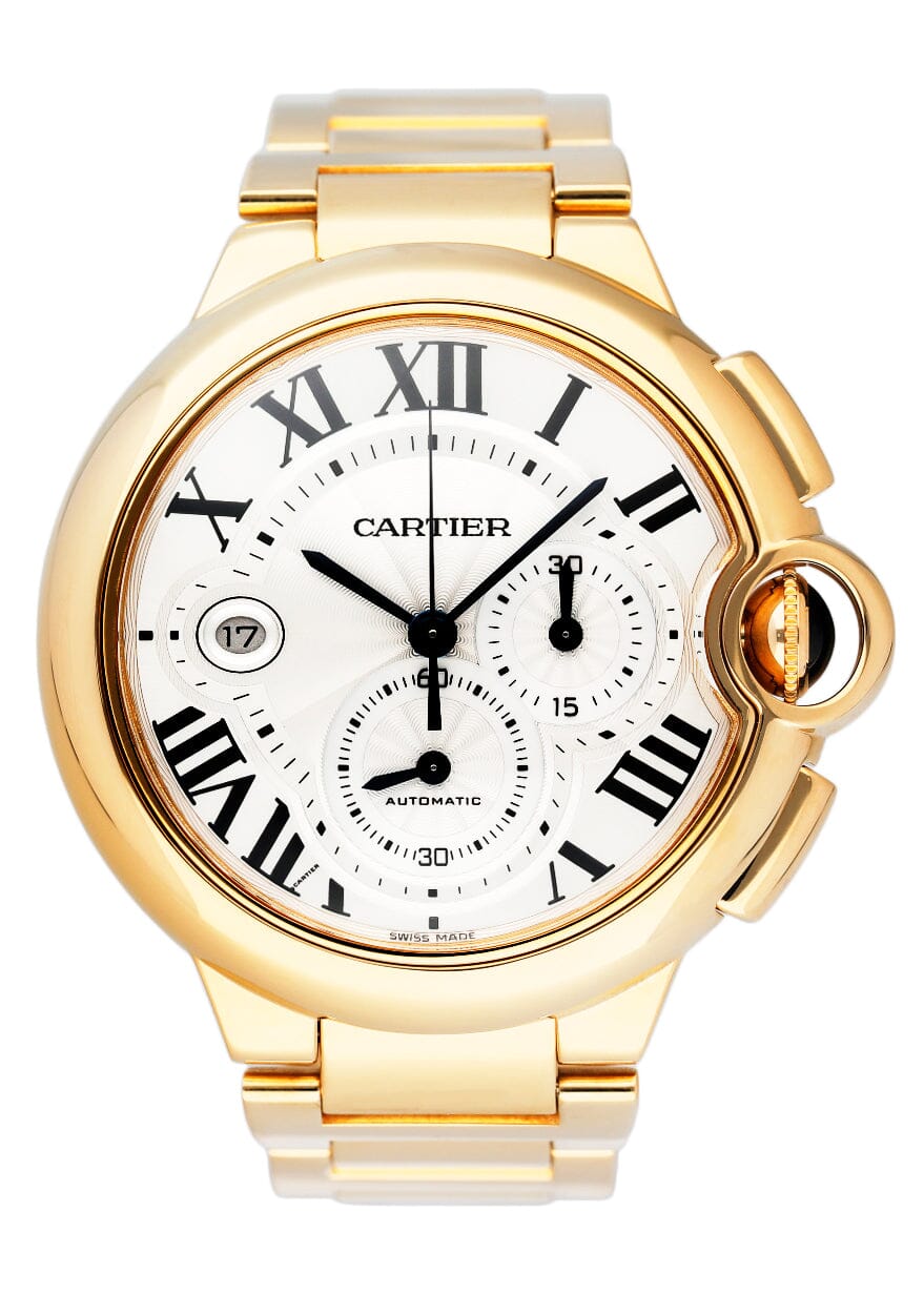 Cartier Ballon Bleu XL W6920008 18K Yellow Gold Watch Box Papers