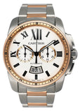 Cartier Calibre Large W7100042 Two Tone Rose Gold Mens Watch - Watches