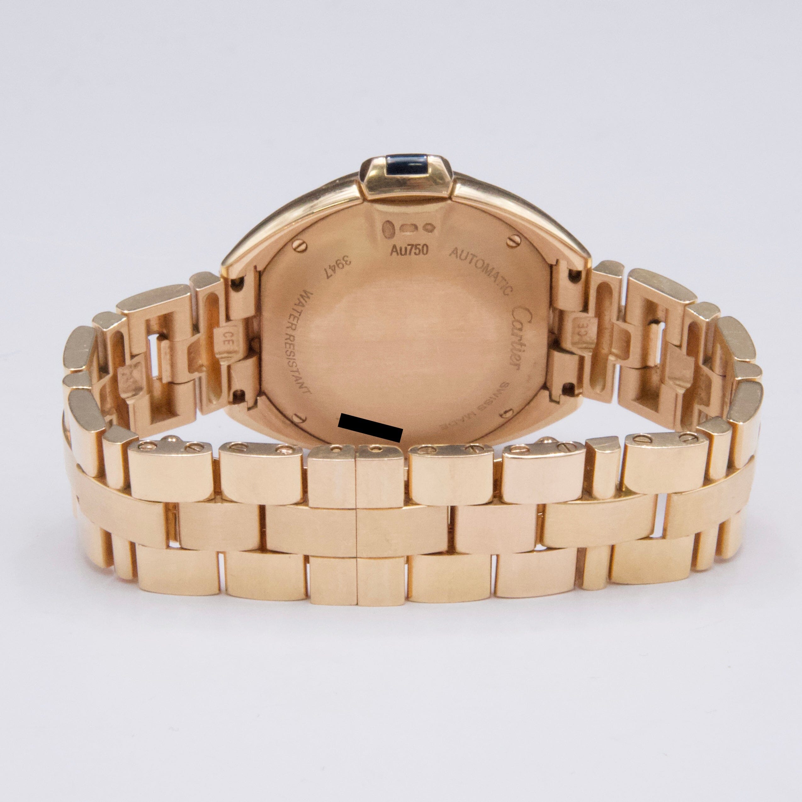 Cartier Clé de WJCL0034 Diamond Silver Dial 18K Rose Gold – Phigora