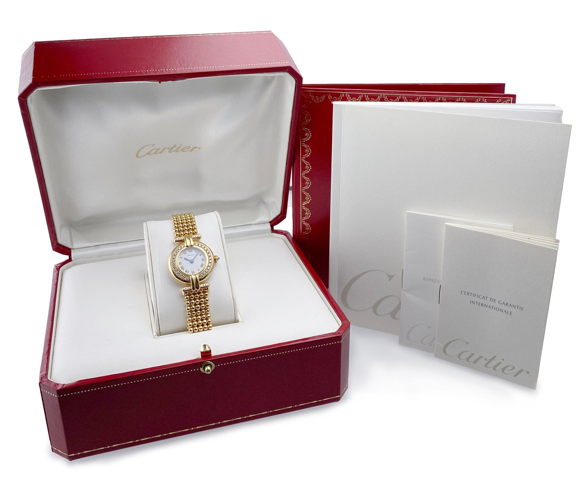 Cartier COLISÉE WB1017A8 Diamond Ladies Watch Box Papers - Watches