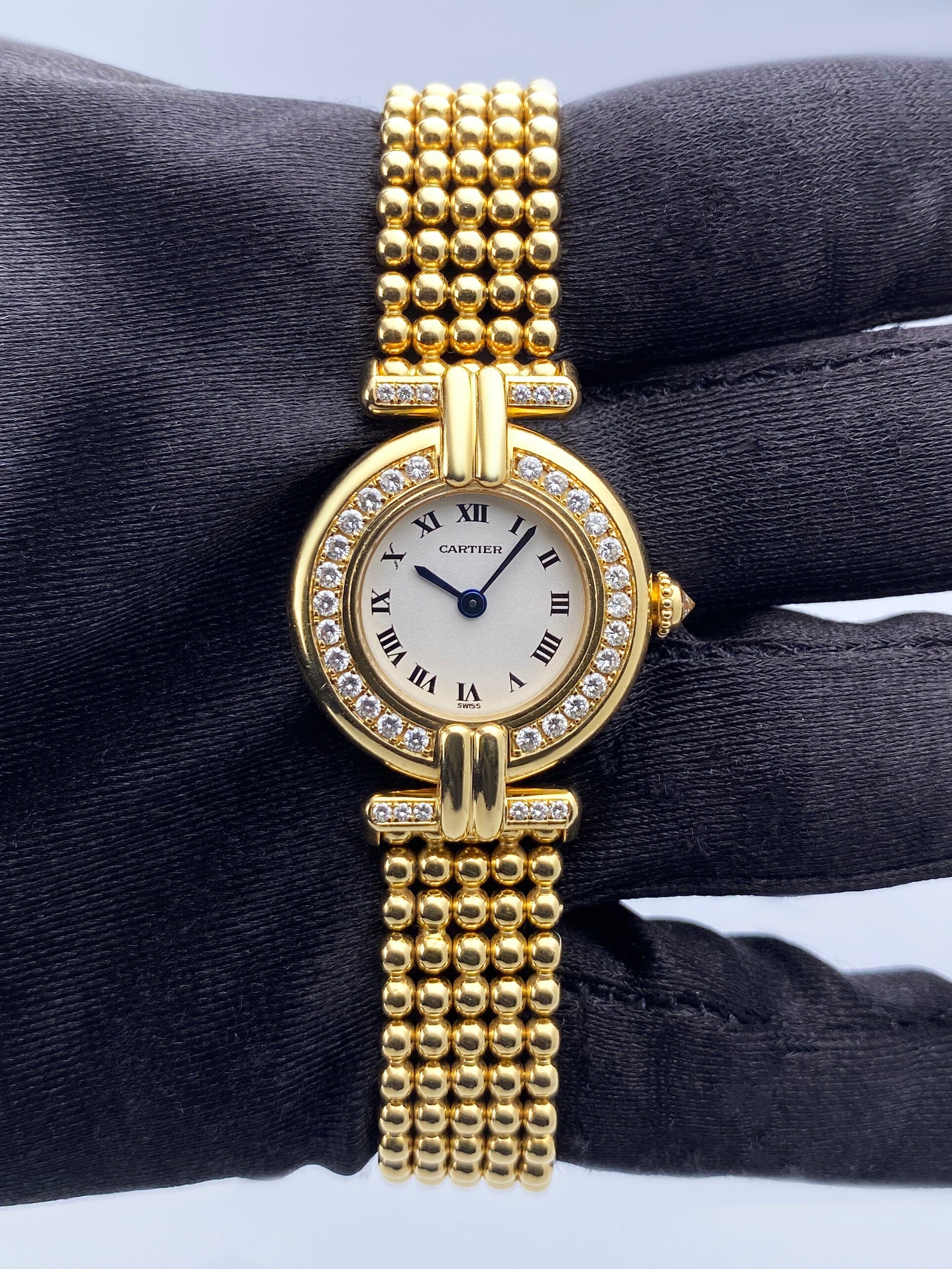 Cartier COLISÉE WB1017A8 Diamond Ladies Watch Box Papers - Watches