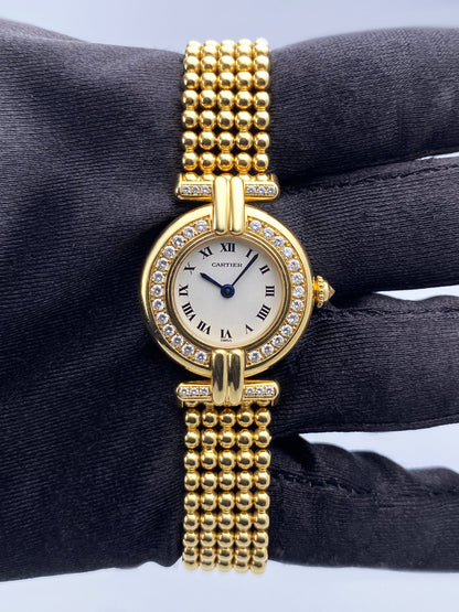 Cartier COLISÉE WB1017A8 Diamond Ladies Watch Box Papers - Watches