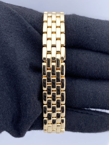 Cartier Cougar Figaro W25012B9 18k Yellow Gold Ladies Watch - Watches
