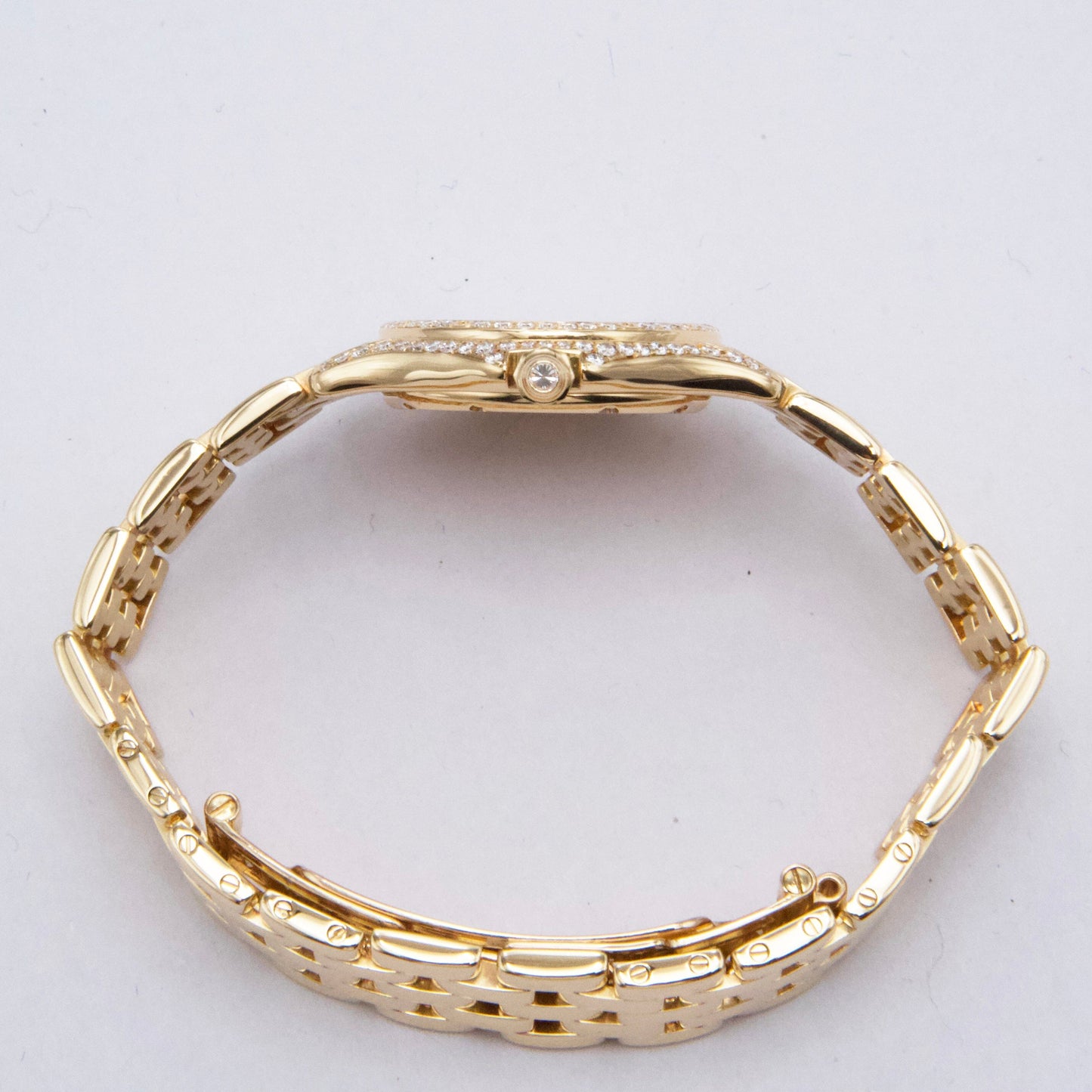 Cartier Cougar WF8003B9 Diamond 18K Yellow Gold Ladies Watch - Watches
