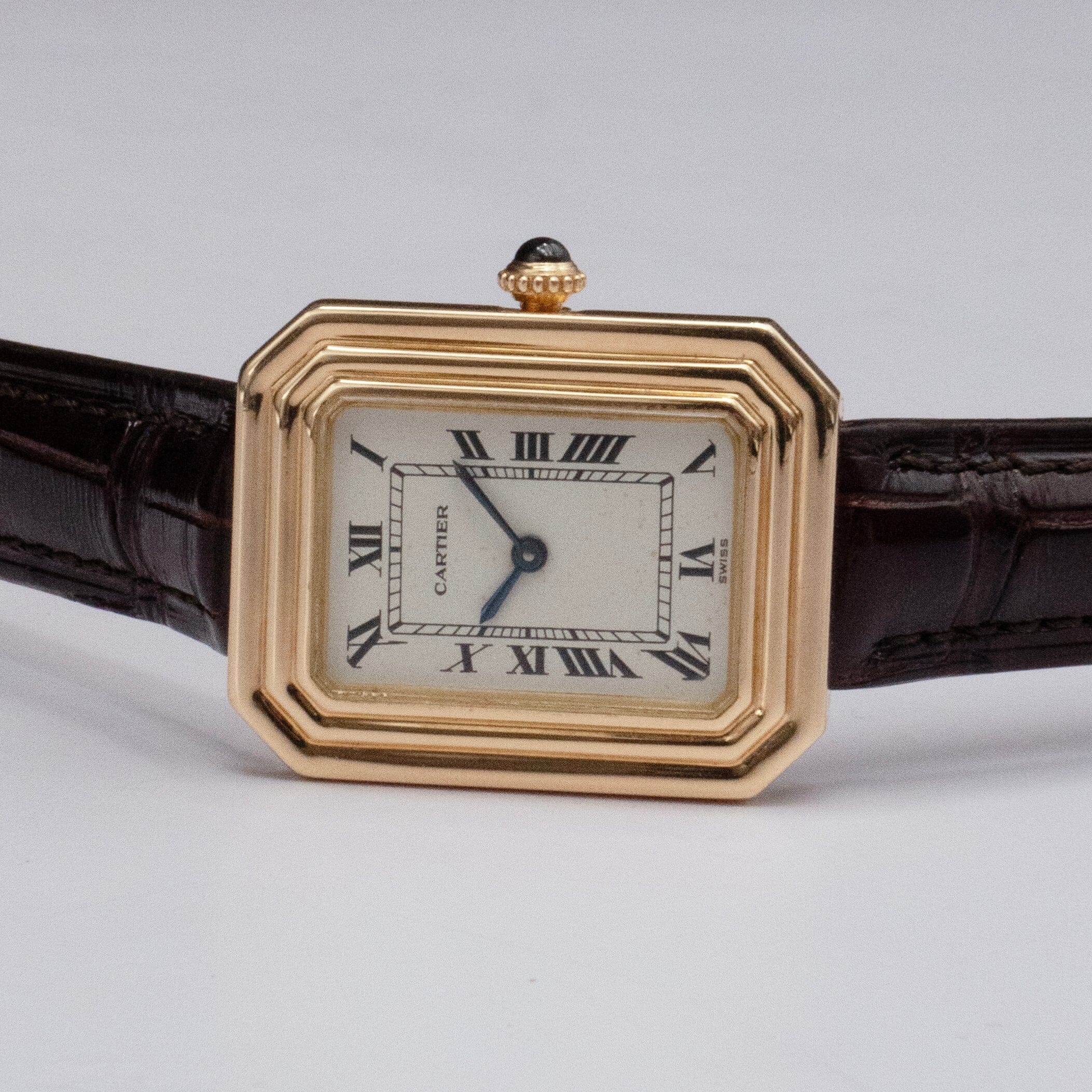 Cartier Cristallor Paris 78095 18K Yellow Gold Mens Watch – Phigora