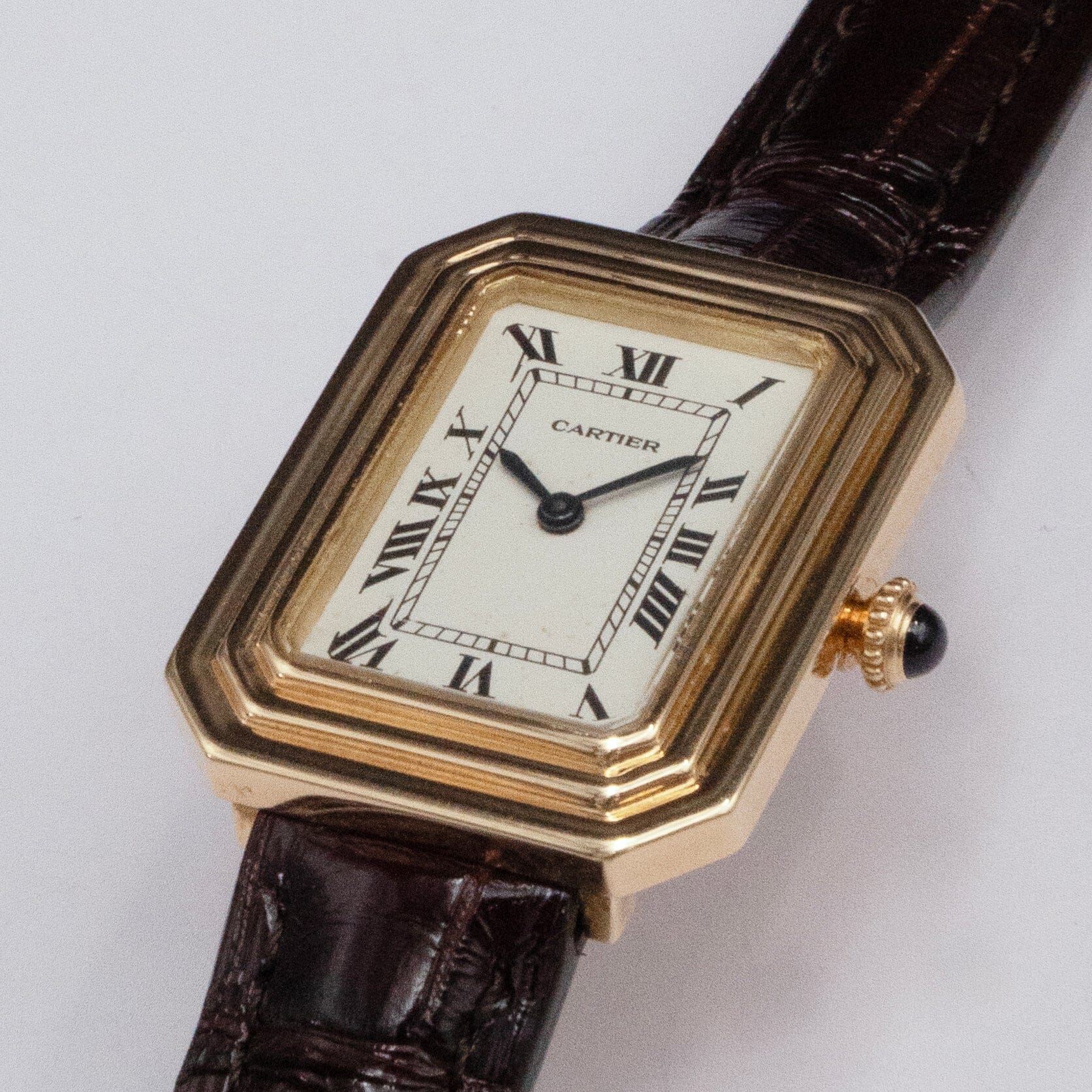 Cartier Cristallor Paris 78095 18K Yellow Gold Mens Watch – Phigora