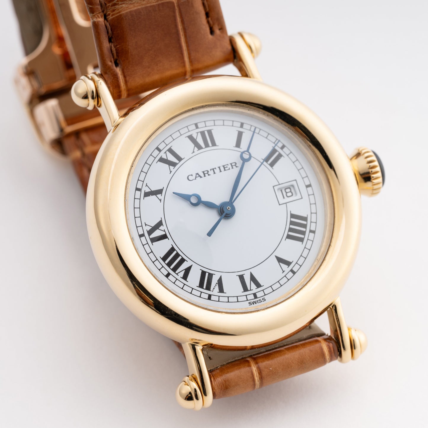Cartier Diabolo Large W1507651 18K Yellow Gold Ladies Watch - Watches