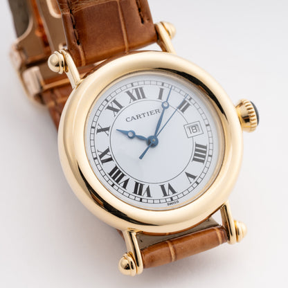 Cartier Diabolo Large W1507651 18K Yellow Gold Ladies Watch - Watches