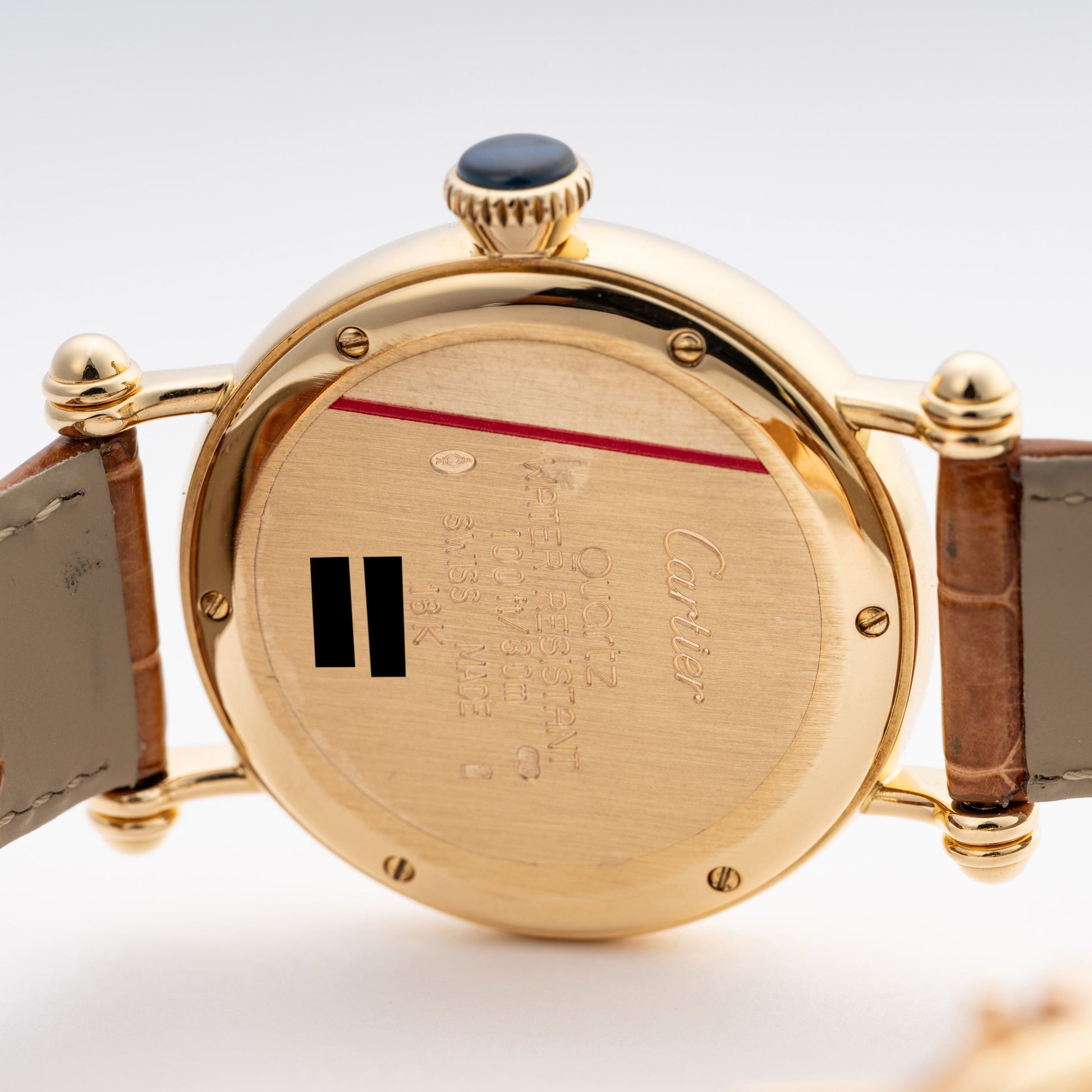 Cartier Diabolo Large W1507651 18K Yellow Gold Ladies Watch - Watches