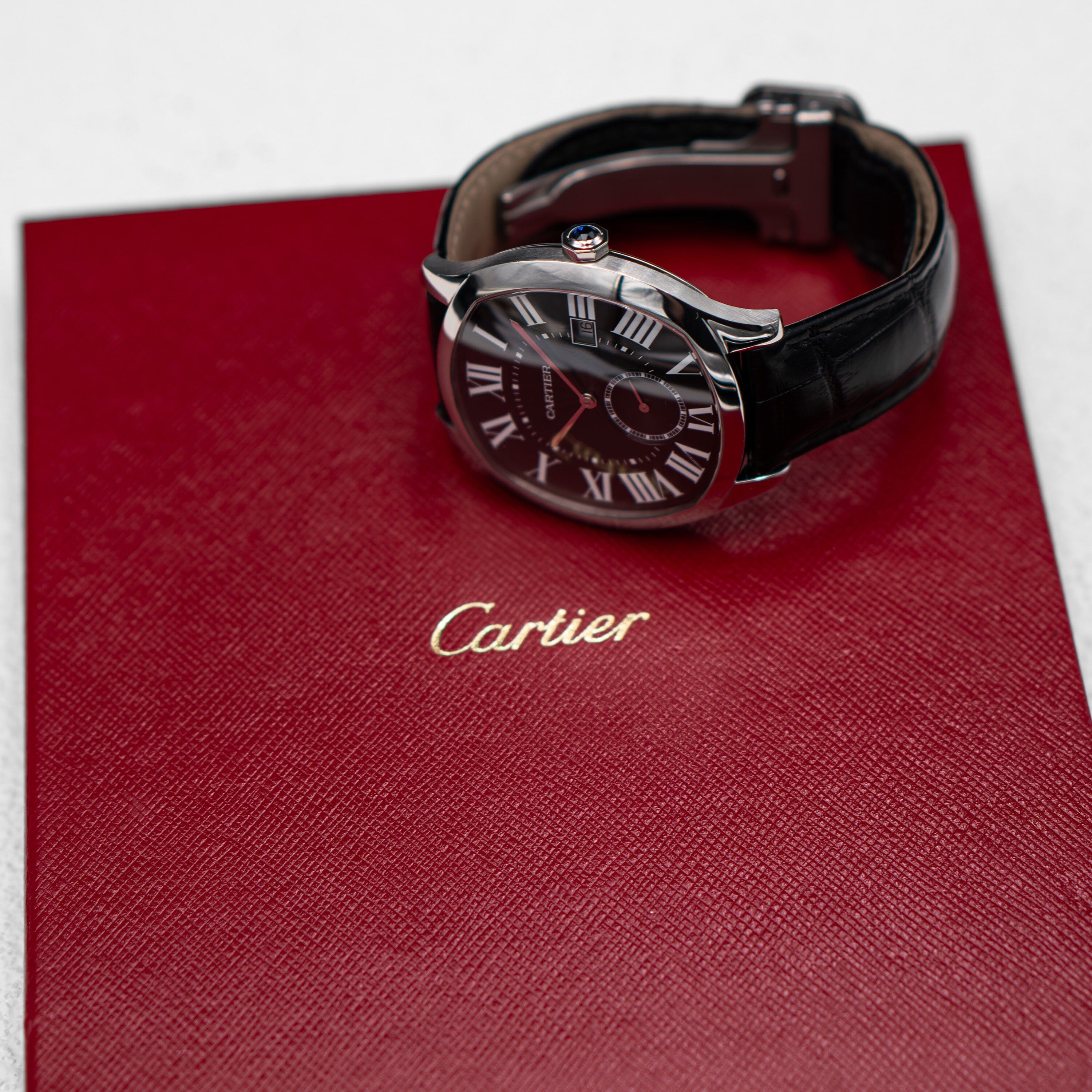 Cartier Drive De Cartier WSNM0009 Black Dial Mens Watch Box – Phigora