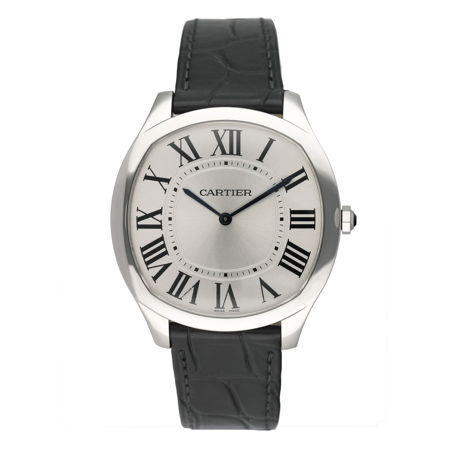Cartier Drive De WSNM0011 Silver Dial Large Mens Watch Box Papers - Watches
