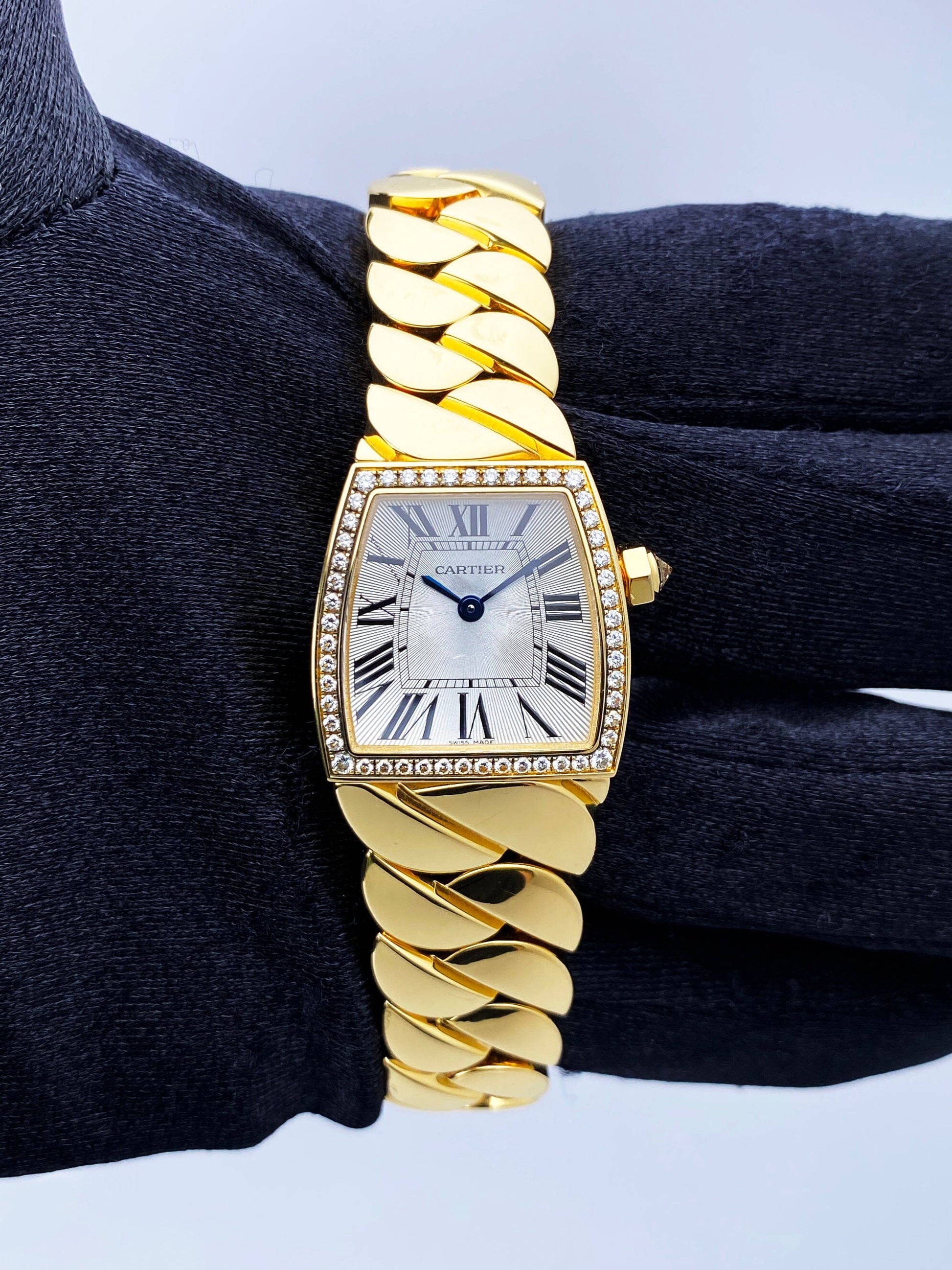 Cartier La Dona WE60040H 18K Yellow Gold Diamonds Ladies Watch Box Papers - Virtual
