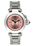 Cartier Miss Pasha 2973 Pink Dial Ladies Watch Box & Papers - Virtual