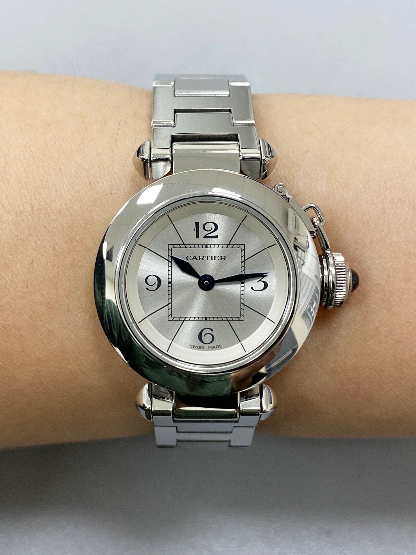 Cartier Miss Pasha W3140007 Pink Dial Ladies Watch