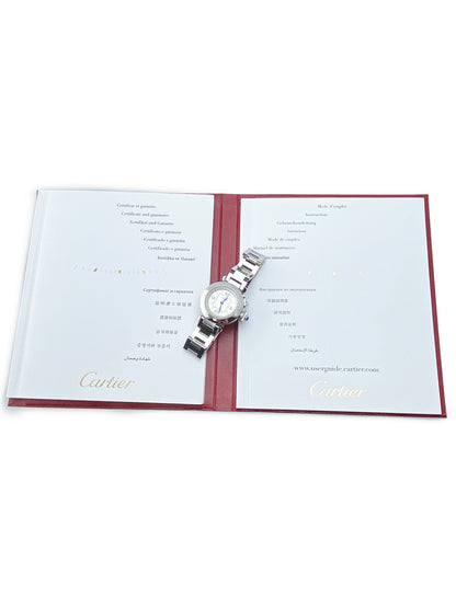 Cartier Miss Pasha W3140007 Silver Dial Ladies Watch Box Papers - Watches