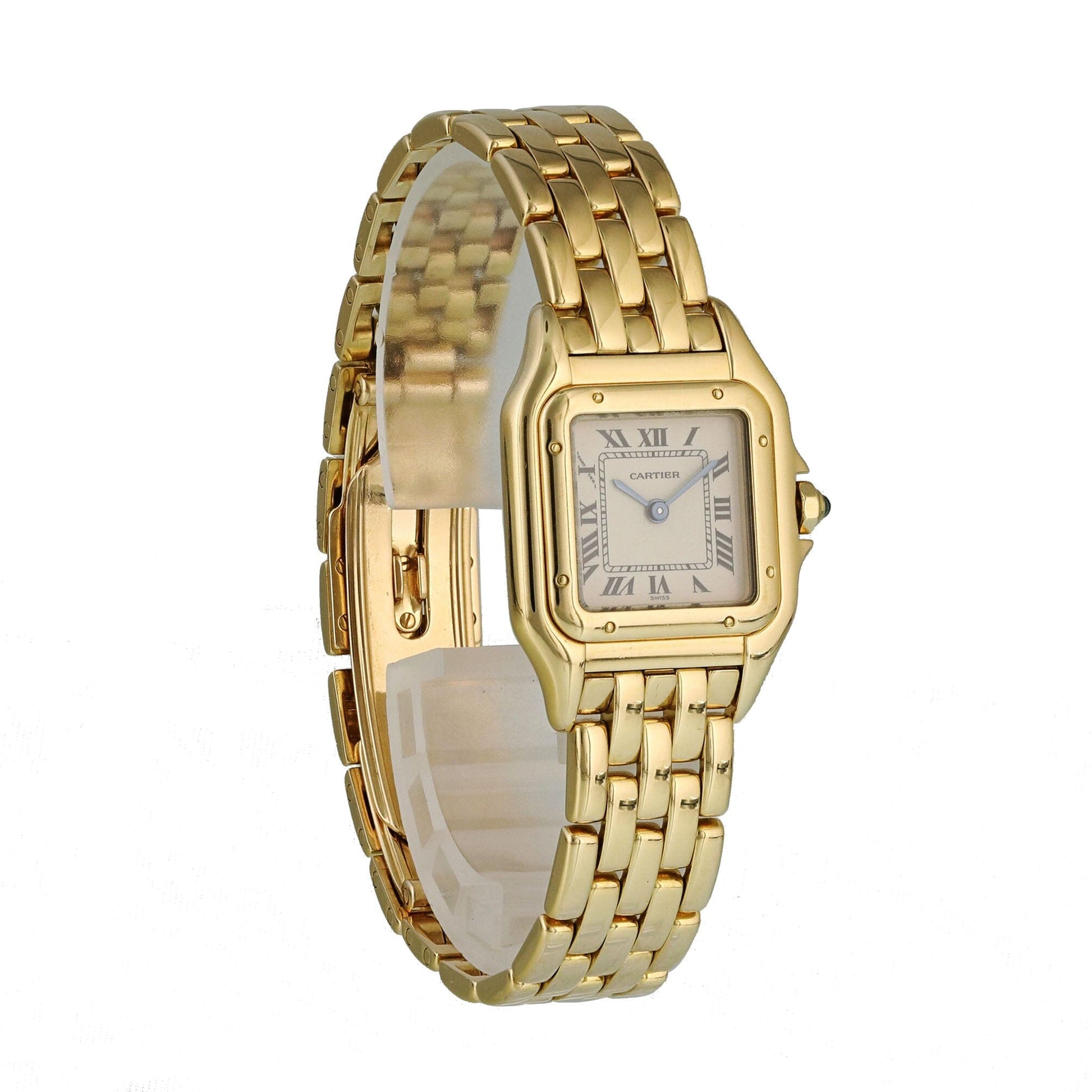 Cartier Panthere 1070 Yellow Gold Ladies Watch Box Papers - Wristwatch