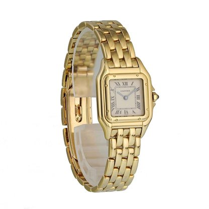 Cartier Panthere 1070 Yellow Gold Ladies Watch Box Papers - Wristwatch