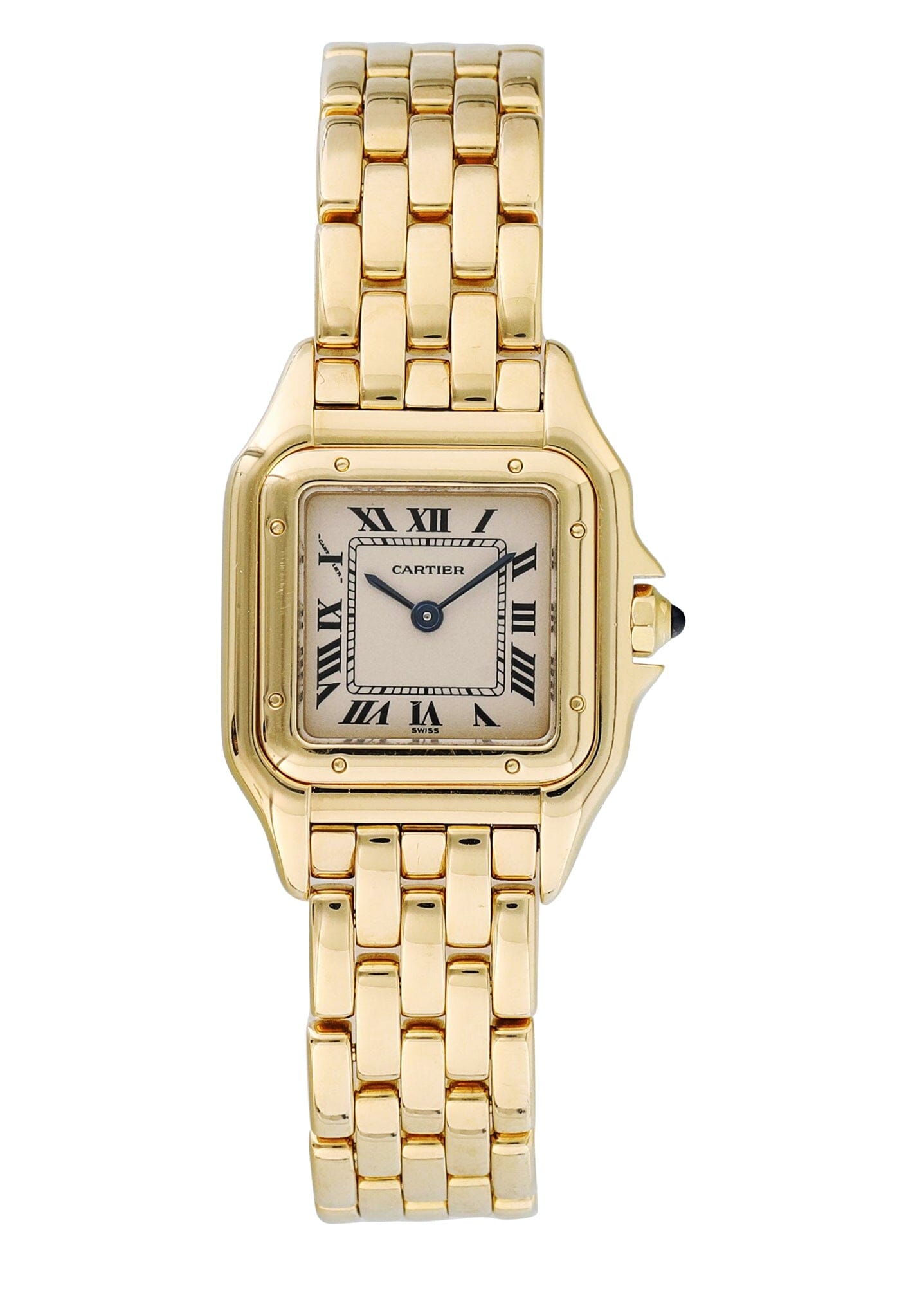Cartier Panthere 1070 Yellow Gold Ladies Watch Box Papers - Wristwatch