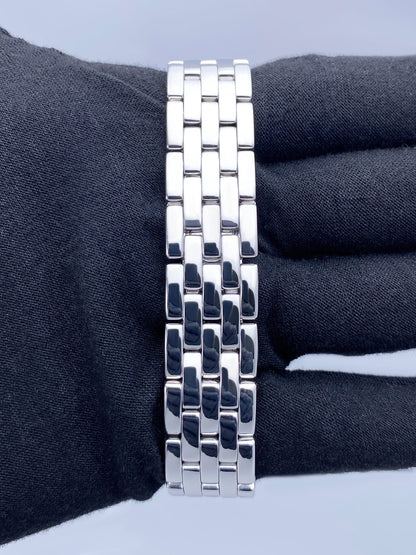 Cartier Panthere 1650 MOP White Gold Ladies Watch Box Papers - Watches