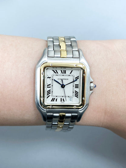Cartier Panthere 183949 One Row Midsize Ladies Watch - Wristwatch