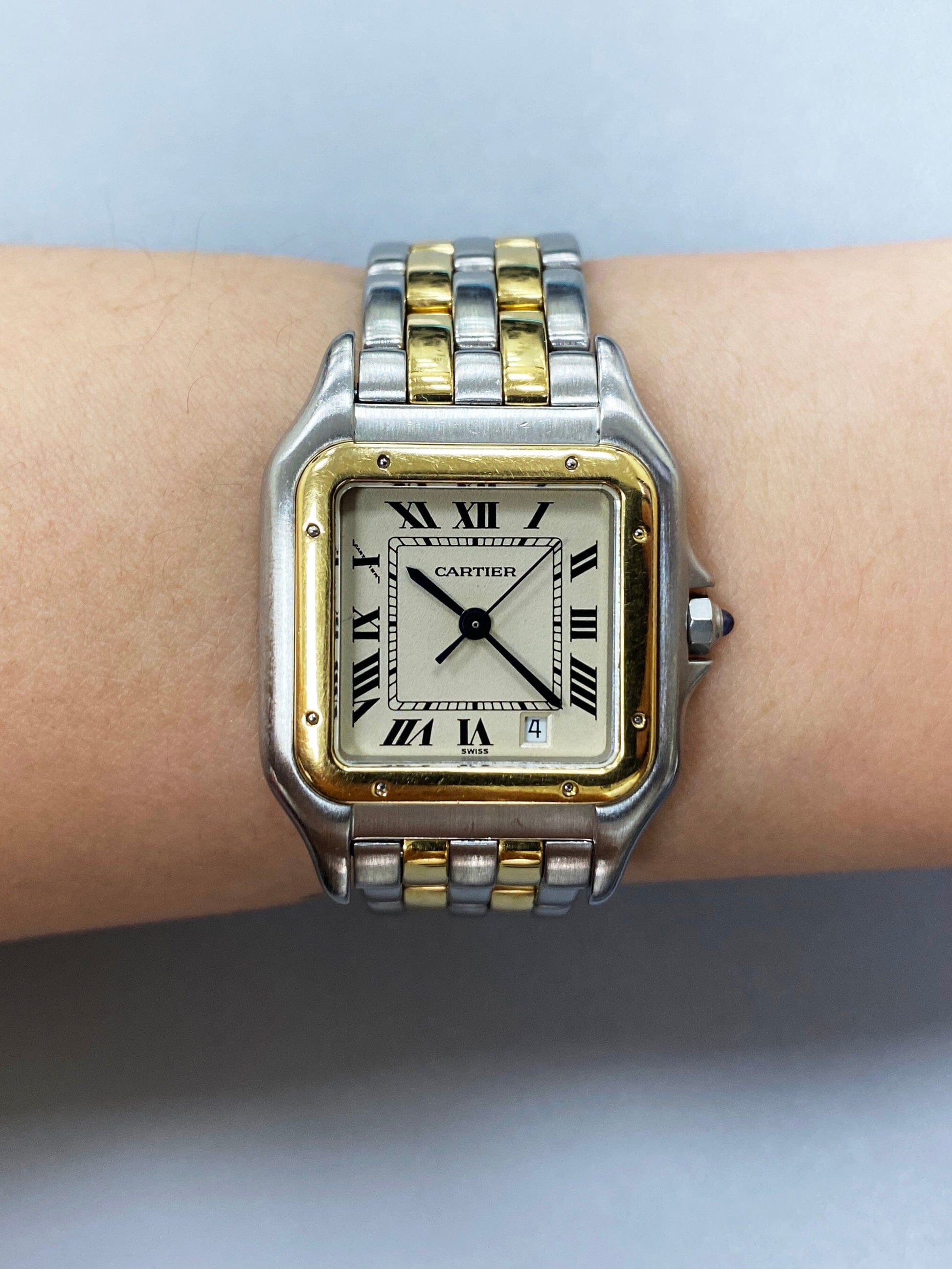 Cartier Panthere 83083242 Two Row Midsize Ladies Watch - Virtual