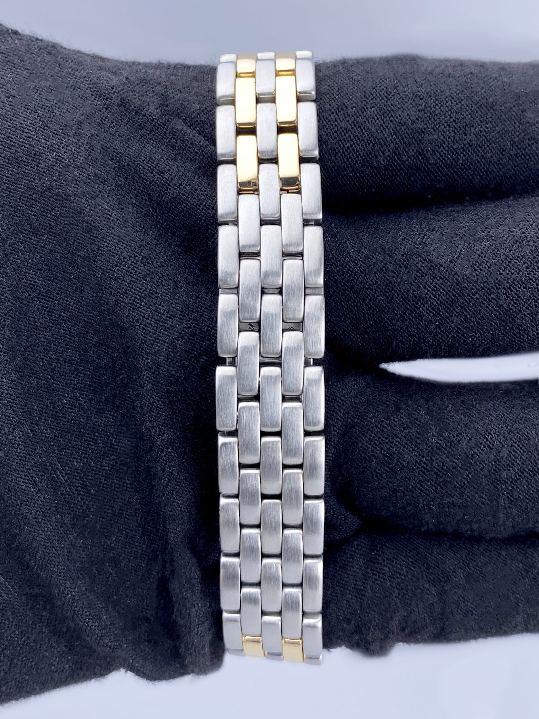 Cartier Panthere 18K Yellow Gold & Steel Two Rows Ladies Watch - Virtual