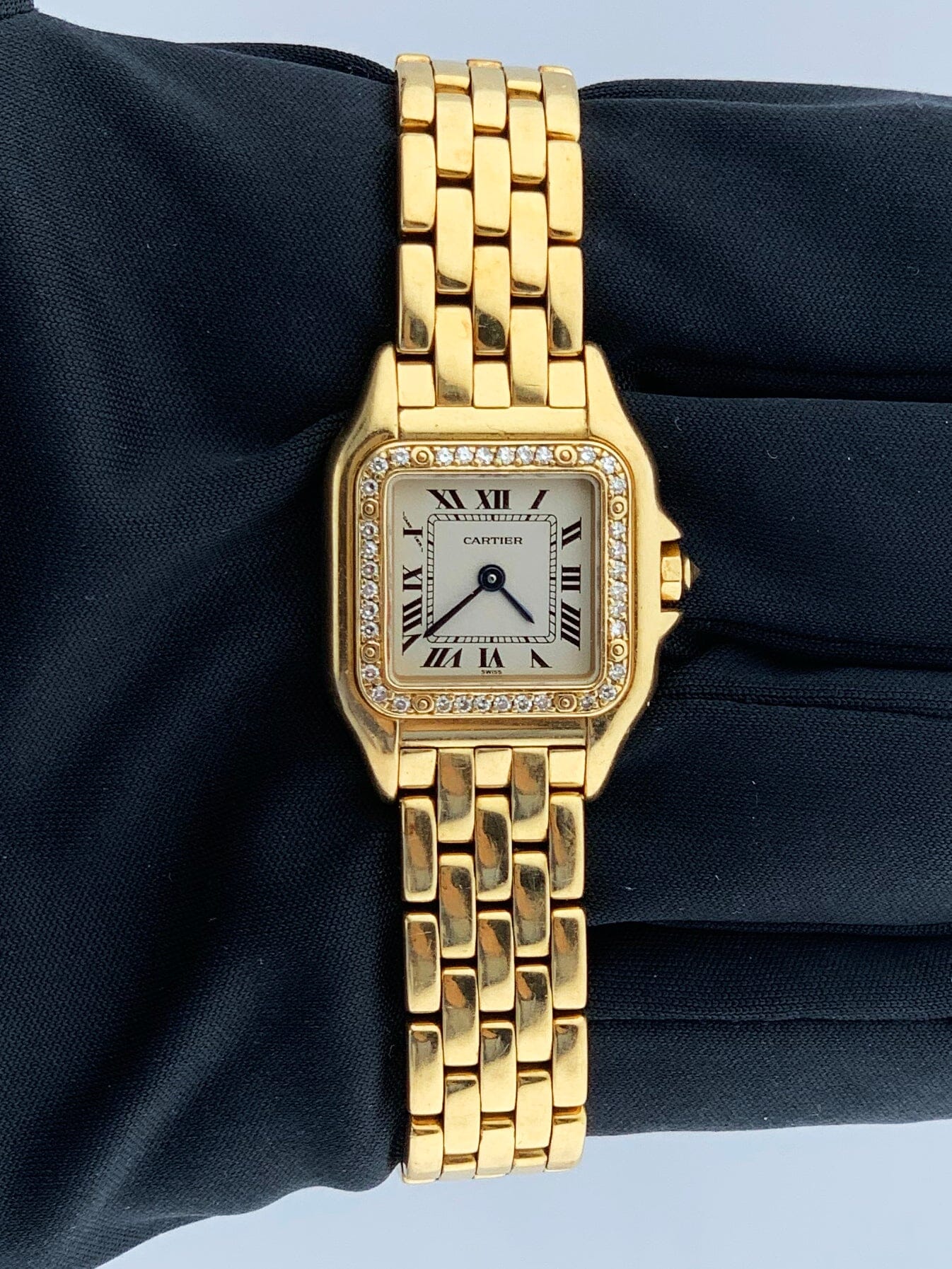Cartier Panthere 8057915 18K Yellow Gold Diamonds Ladies Watch - Virtual