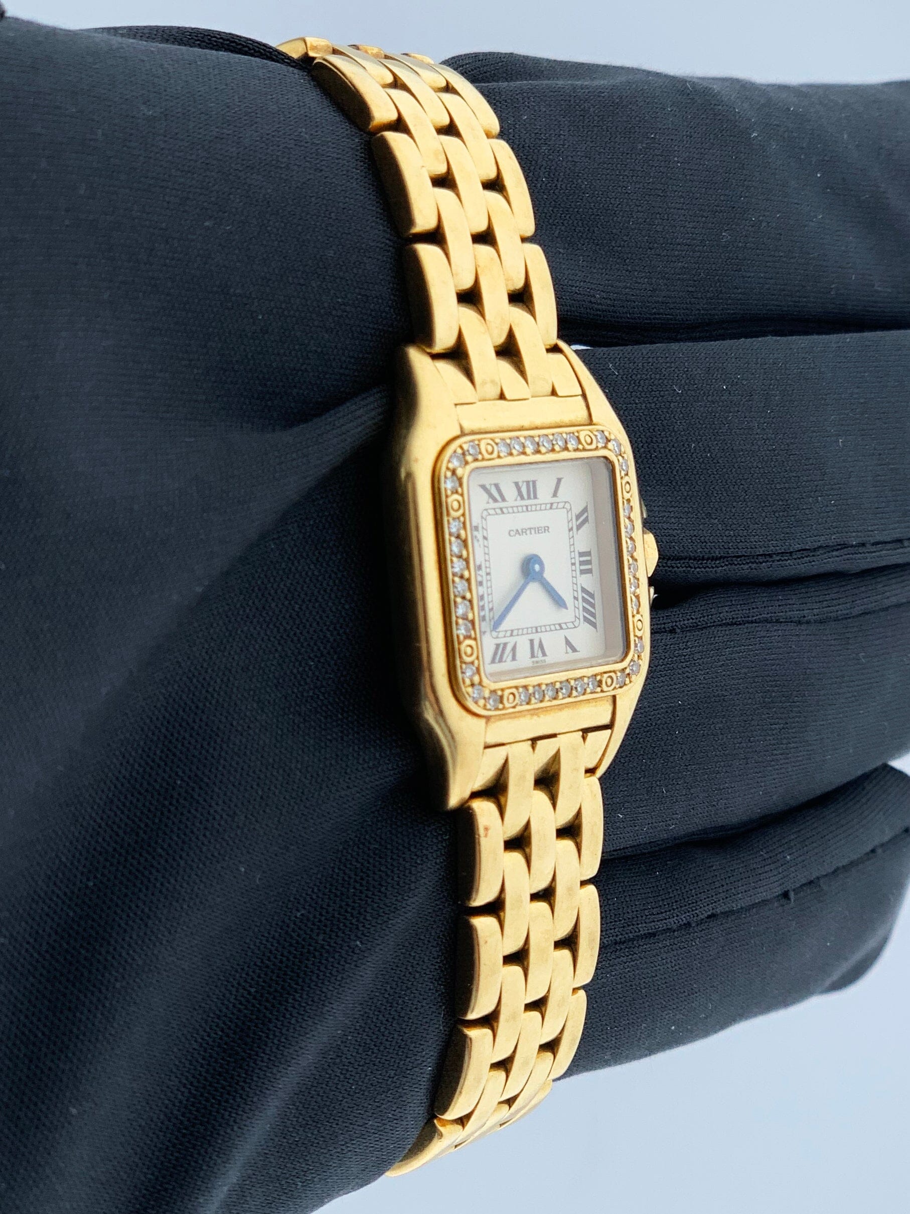 Cartier Panthere 8057915 18K Yellow Gold Diamonds Ladies Watch - Virtual