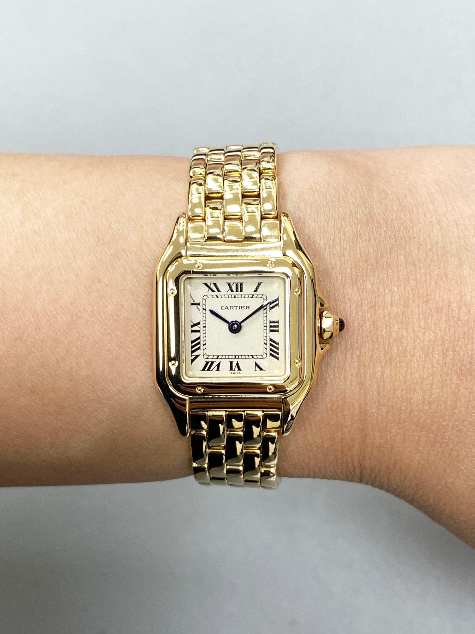 Cartier Panthere 8057917 18K Yellow Gold Ladies Watch Box Papers
